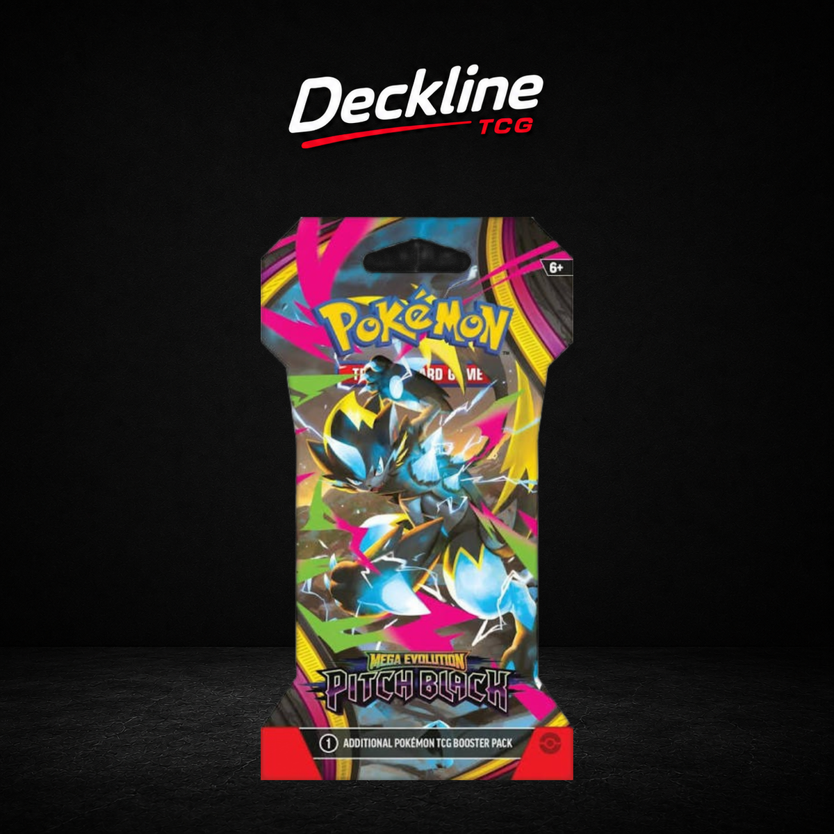 Pitch Black Sleeved Booster Pack Pokémon English (Mega Evolution)